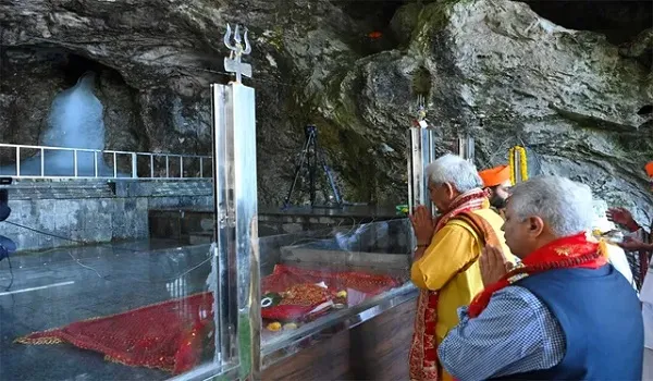 First ritual worship,  Baba Barfani ,  Amarnath Yatra