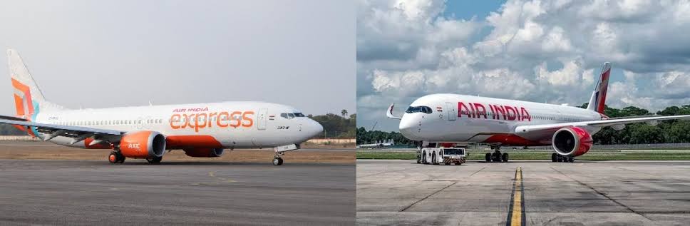  accident averted,  Mumbai airport; two Air India planes , runway.