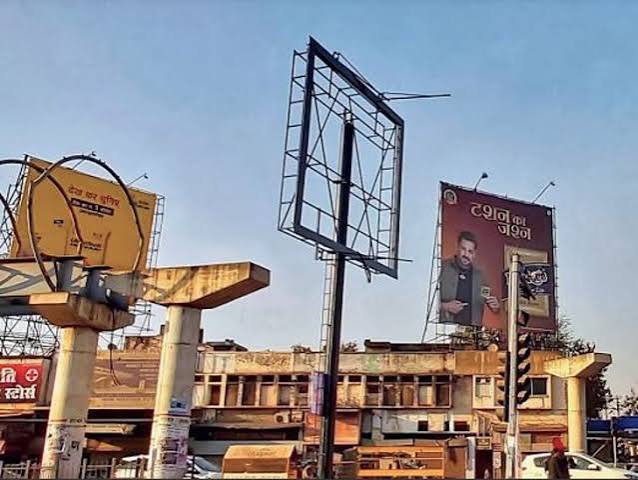 Crackdown , illegal posters, Raipur; unauthorized installation