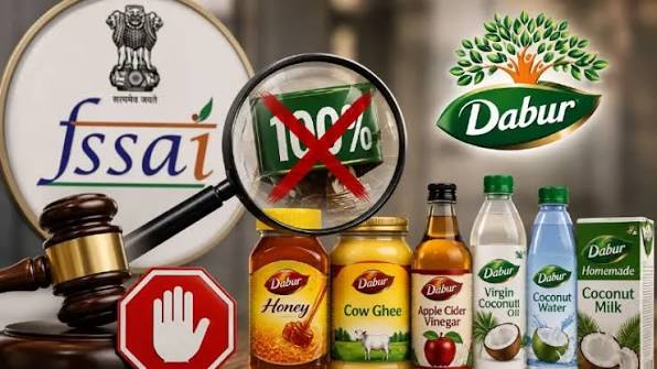  FSSAI , Dabur, Sale ,poducts ,100% pure