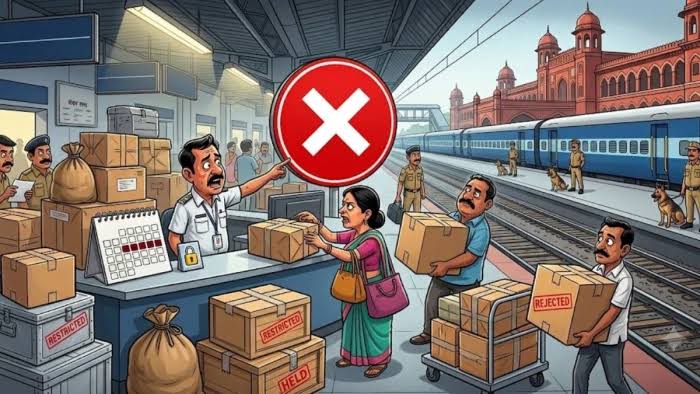 Parcel booking suspended, Delhi railway stations,August