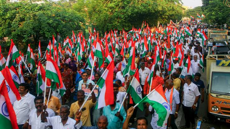 LNCT’s grand ,‘Vande Bharat ,Tiranga Yatra’, patriotism.