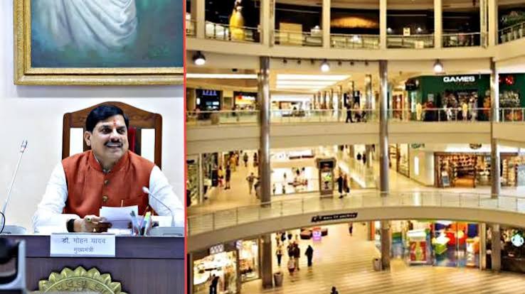 Malls, hotels,  shops ,MP, employee working ,hours fixed