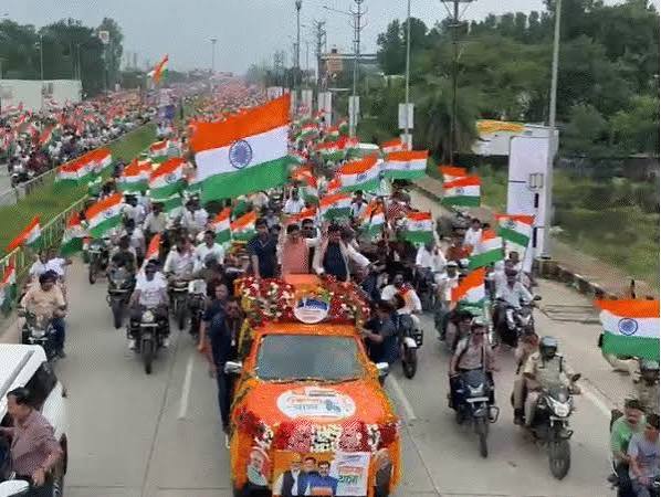Tiranga Yatra, Bhopal, CM, India , Dewas.