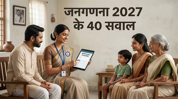 census ,include ,information ,castes; 40 questions